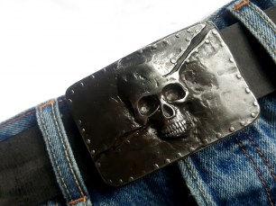 Skull schwarz-grau